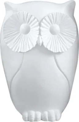 Immagine prodotto di Mascagni 20QO600 statuetta decorativa a forma di gufo, 26 cm, bianca