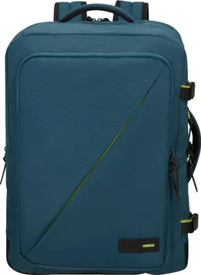 Produktbild von American Tourister Rucksack Reisetasche mit Laptopfach Take2Cabin Travel Backpack 27L Harbor Blue blaugrau