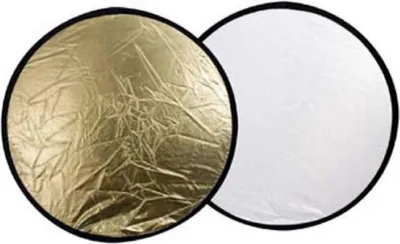 Immagine prodotto di Specchio riflettente a doppia faccia, dorato e argentato, 56 cm, Falcon Eyes CFR-22GS
