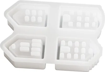Produktbild von Silikonformen Gießformen Häuser, Silikonform Weihnachten, 3D Silikonform Haus, Gießform Haus, Mini Silikonform Häuser, Weihnachten Gießformen, Kerzenformen Zum Gießen, Silikon Gießform Weihnachten