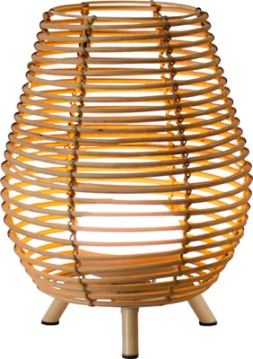 Zdjęcie produktu dla Nowoczesna lampa zewnętrzna NewGarden BOSSA 30 LED, wykonana z rattanu, zasilana akumulatorem, idealna do ogrodu i balkonu, do użytku wewnętrznego i zewnętrznego, klasa szczelności IP54