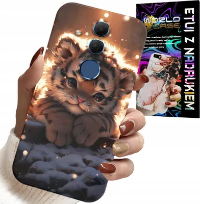 Obrázek produktu pro Pouzdro Pro Huawei Mate 20 Lite - Pouzdro S Potiskem Roztomilého Tygra