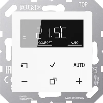 Produktbild von Jung Raumtemperaturregler TRDA1790WW m.Display Standar