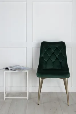 Produktbild von Venture Home Stuhl Velvet Deluxe Grün 2er-Pack