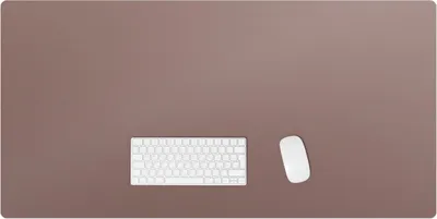 Produktbild von Farbe Braun – Schreibtischunterlage – Rutschfeste Tischunterlage – Schreibtischmatte für Büro & Zuhause – Schreibunterlage – Mauspad – Tischmatte – 120 x 60 cm