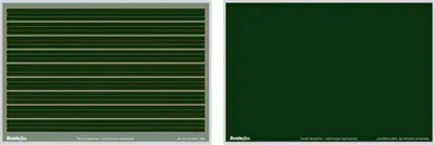 Produktbild von BRUNNEN Schreibtafel Lin. B1A Scolaflex, grün