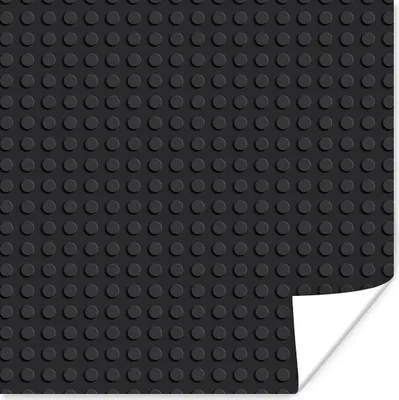 Produktbild von MuchoWow® Poster Lego - Bild - Schwarz 30x30 cm - Wandposter - Printing