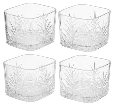 Schalen-Set aus Glas, 4 Stück, 235 ml, spülmaschinengeeignet