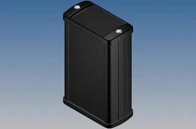 Produktbild von ALUMINIUMGEHÄUSE - SCHWARZ - 100 x 59.9 x 30.9 mm - mit Flansch