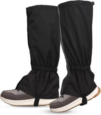 Immagine prodotto di Ghette impermeabili e regolabili - ghette traspiranti per escursionisti - protezione per pantaloni e scarpe - protezione per le gambe dalla neve per trekking e arrampicata