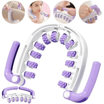 Produktbild von Cellulite-Massagegerät Manuelle Muskelmassagerolle für Bein, Nacken,Arm und Fuß