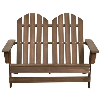 Immagine prodotto di Sedia da Giardino Adirondack a 2 Posti Legno di Abete Marrone