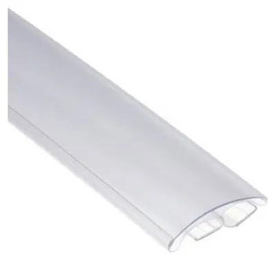 Produktbild von Transparenter Fingerschutzstreifen für Türen, 180 cm Länge, 2er-Set zum Schutz vor Einklemmen