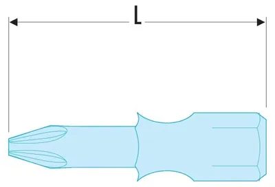 Image de Embout Pozidriv pour vis cruciformes - FACOM - ED103T