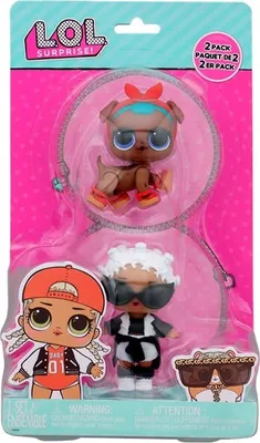 Produktbild von New LOL Suprise Puppen Little Sister mit Haustier 2er Set