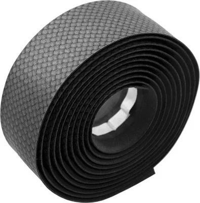 Image de Ruban de guidon pour vélo de route Velo. PU, noir, aspect carbone