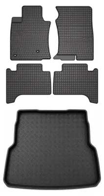 Immagine prodotto di Tappetini gomma SolidPRO + bagagliaio per Toyota Land Cruiser J150 2024- 5 pezzi