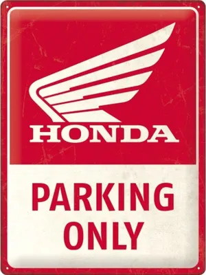 Produktbild von Nostalgic-Art - Blechschild 30 x 40 cm - Honda MC - Parking Only
