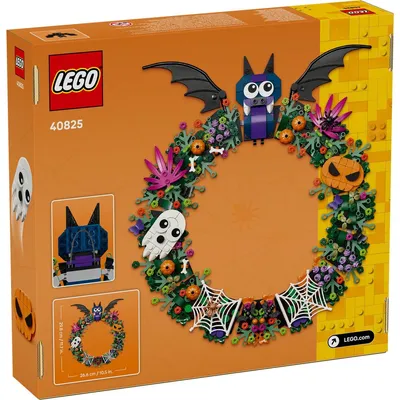 Obrázek produktu pro LEGO Iconic Halloweenský věnec, Sada na stavění, 12 rok/roky, Plast, 617 kusů, 641 g
