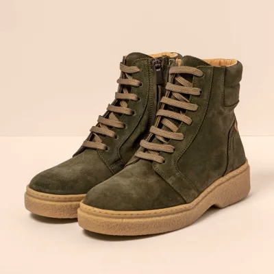 Image de El Naturalista Bottines pour Femme N5900S SILK SUEDE FOREST / ARPEA Couleur Vert