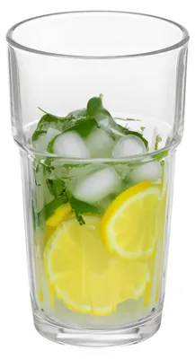 Produktbild von Vivalto Wasserglaser/Trinkglaser - 6x - Kristall - stapelbar - 370ml