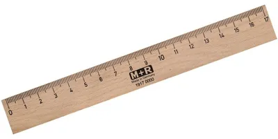 Produktbild von M+R 1917, Schreibtisch-Lineal, Buche, Holz, Holz, cm, 170 mm, 1 Stück(e)