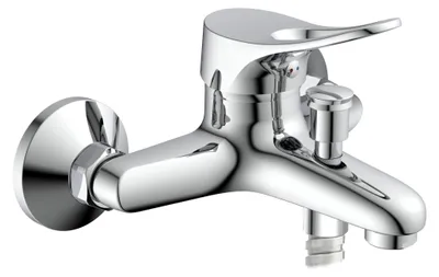 Produktbild von eisl Badewannenarmatur Verona, Mischbatterie Badewanne, Wasserhahn Bad, Wannenarmatur Chrom