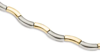 Produktbild von Boccia Damen Collier 0844-02 Titan bicolor goldplattiert