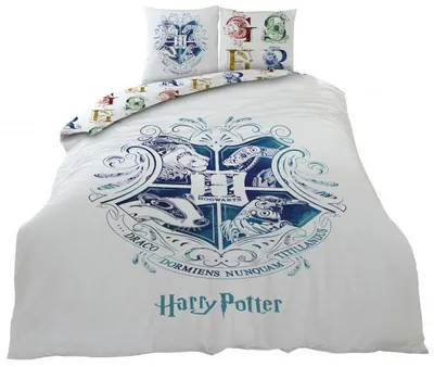 Produktbild von bettbezug Harry Potter 200 x 140 cm Baumwolle weiß