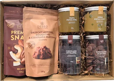 Produktbild von ORIGONUTS by DESEO - Süßigkeiten Box - Geschenkset - Set Nut & Chocolate Box