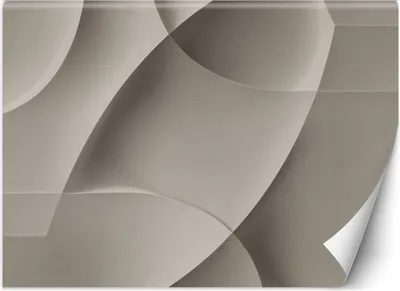 Produktbild von Vlies fototapete Geometrische Abstraktion 350x245 cm Feeby Grau inkl. Kleber einfache Montage
