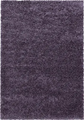 Produktbild von Villa Möbel Sydeno Wohnzimmer-Teppich, Hochflor-Teppich, Flauschig, Einfarbig, Farbe:Violett, Grösse:160x230 cm