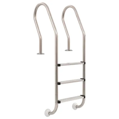 Produktbild von Pool-Leiter 3 Stufen 120 cm Edelstahl 304