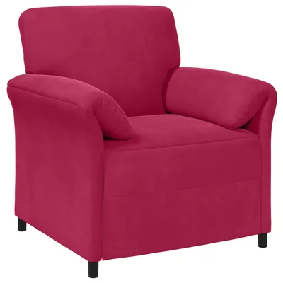 Produktbild von vidaXL 1-Sitzer Sofa Weinrot 88 x 83 x 95 cm Samt