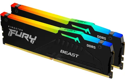 Obrázok produktu pre Kingston FURY Beast RGB - DDR5 - Kit - 32 GB: 2 x 16 GB