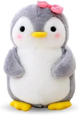 Produktbild von Pinguin Kuscheltier, 25 cm, Plüsch Spielzeug, mit Schleife, für Mädchen