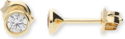 Produktbild von JuwelmaLux Ohrstecker Gelbgold 333 mit Zirkonia JL10-06-0429
