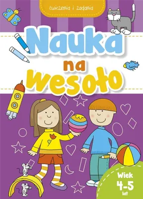 Imagen del producto de Nauka na wesoło. Ćwiczenia i zadania. Wiek 4-5 lat - Opracowanie Zbiorowe (Bildung für Kinder auf Polnisch)