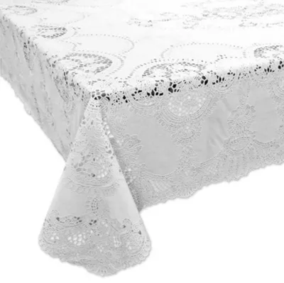 Produktbild von Tischdecke Outdoor Häkelspitze Amira weiß 137x180cm
