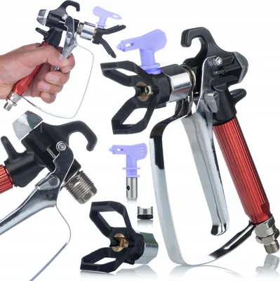 Obrázok produktu pre Rosfix Striekacia Pištoľ pre Striekaciu Pištoľ UltraSpray RedJet RJ1 + Tryska na Farbu Ultra Spray 517 + 2x Biele Filtre na Prsty 60 Mesh