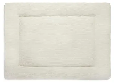 Produktbild von Jollein Krabbeldecke für Baby - Basic Knit, Ivory - Laufgittereinlage - 75x95 cm