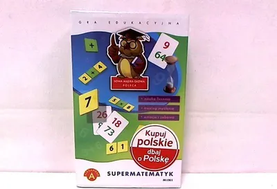 Produktbild von Alexander Supermath mini Mathematikspiel für 2-4 Spieler ab 7 Jahren, 18 x 11,5 x 3,5 cm