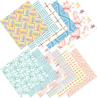 Obrázek produktu pro 39 listů 12 vzorů scrapbookového papíru, 15cm barevný papírový blok pro řemeslné scrapbooking, jednostranně potištěné řemeslné papíry pro scrapbooking, výrobu přání, dekorace (barva 16)