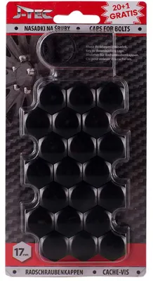Immagine prodotto di Tappi a vite 17", neri, 20 pz.