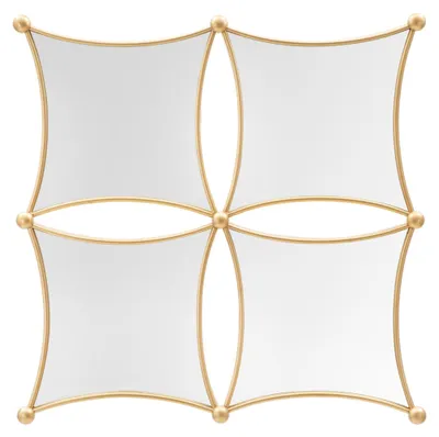 Image de Mauro Ferretti miroir mural Jalo 68x3,5x68 cm or