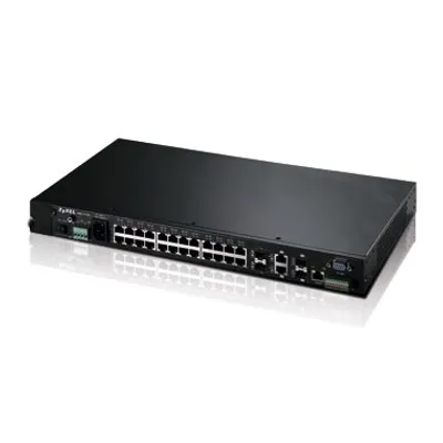 Produktbild von Zyxel MGS-3712 Managed L2 Gigabit Ethernet (10/100/1000) 1U Schwarz