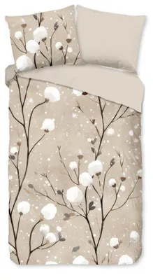 Produktbild von Pure Bettwäsche "Ralfa" - Braun - (140x220 cm) - 100 % Polyester