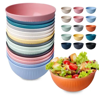 Müslischalen 15er Set, PP-Kunststoff, 700 ml, spülmaschinengeeignet