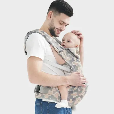 Obrázok produktu pre Ergonomické priedušné nosítko s bedrovým sedadlom - multifunkčné nosítko pre novorodencov od 0 do 48 mesiacov