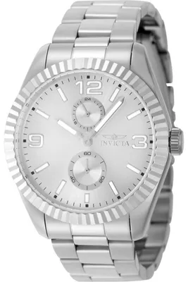 Immagine prodotto di Invicta Specialty 49521 Orologio da Uomo - Movimento al Quarzo - Acciaio Inossidabile con Quadrante Argento - 43 mm